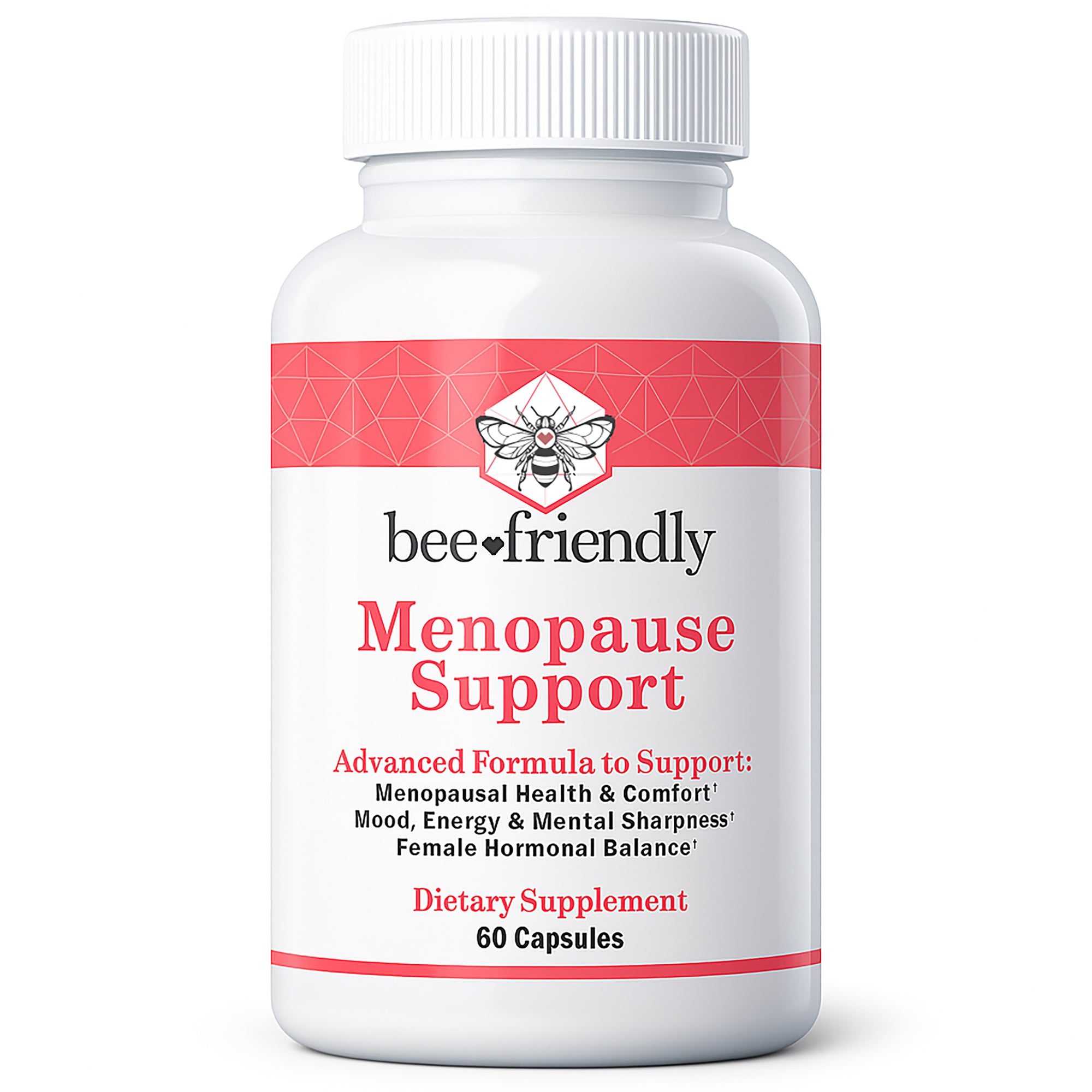 Menopause Supplements for Women, Relief of Hot Flashes, Night Sweats, For Menopausal Health, Comfort, Mood, Energy, Mental Sharpness, Hormonal Balance (60 Capsules)