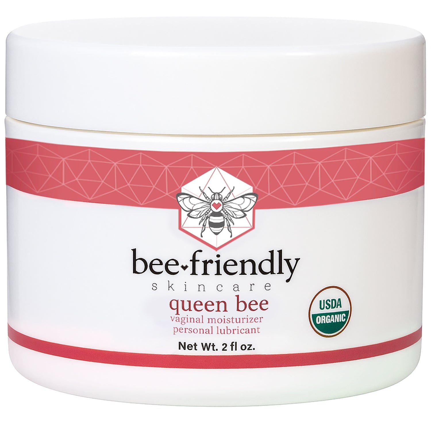 Organic Vaginal Moisturizer By BeeFriendly, USDA Certified, Natural Vulva Cream 2 oz